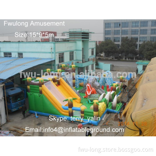 Jurassic inflatable fun city games for sale